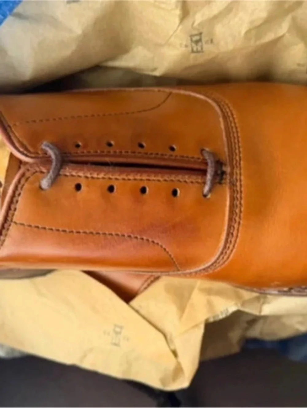 NIB Allen Edmonds Park Avenue Walnut Leather Oxfords Size 7 E